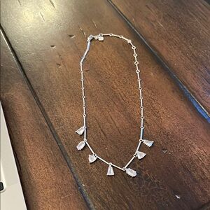 Kendra Scott Silver Minimalist Necklace
